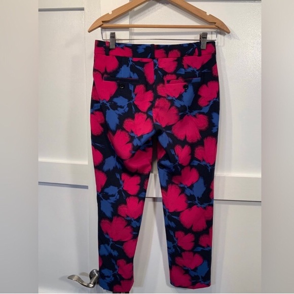 Banana Republic Avery Cropped Leg Floral Print Pants - Picture 7 of 8